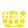 thumbnail image 3 of Handle Accessories Handle Accessories Abs Full Game Controller Button Set Replacement Handles Accessories Kits For  Series X, 3 of 7