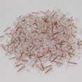 thumbnail image 5 of 120 chinchetas con cabezas de plástico y puntas de acero para tablón de anuncios o mapa de corcho, transparente, oro rosa, 5 of 5