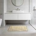 thumbnail image 4 of Diatomaceous Earth Bathroom Mat 31.5 in x 19.69 in Striped Pattern Polyester Absorbent Quick-Drying Non-Slip Floor Mat, 4 of 6