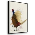 thumbnail image 3 of Pheasant Splash 3 - Framed Premium Gallery Wrapped Canvas L Frame 3 Piece Set - Ready to Hang, 3 of 9