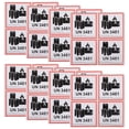 thumbnail image 4 of KAKOWELY 100pcs Lithium Batteries Transport Safety Labels Adhesive Warning Decals Stickers for Shipping and Packaging Waterproof Battery Safety Caution Labels,3.94X"X3.94"（LxW）, 4 of 4