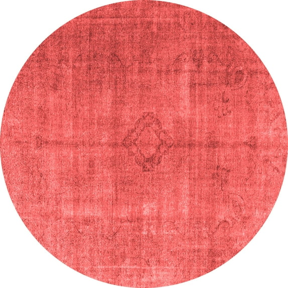 Ahgly Company Indoor Round Persian Red Traditional Area Rugs, 3' Round