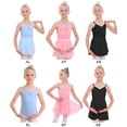 thumbnail image 4 of GYRATEDREAM Ballet Leotards for Girls Dance Leotard Combo Toddler Removable Dance Skirt 2-14 Years, 4 of 4