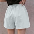thumbnail image 6 of Asxite Womens Pajamas Pants Loose Elastic Waist Solid Pocket Casual Short Sleepwear, 6 of 6