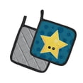 thumbnail image 2 of Weather Night Star Face Pair of Pot Holders, 2 of 3