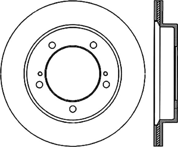 Disc Brake Rotor-4 Door Front Centric 121.48005