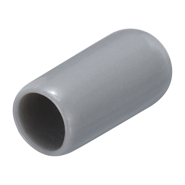 Uxcell Rubber End Caps Vinyl Round End Cap Cover Screw Thread Protectors for Screw 200Pcs Grey 6mm