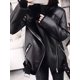 thumbnail image 1 of Ailegogo 2023 abrigos de invierno para mujer, abrigo grueso de piel sintética de piel de oveja, chaqueta de piel de oveja para mujer, chaqueta de aviador, casaco femenino Tan Jianjun unisex, 1 of 2