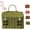 #D, variant on House Shaped PP Rattan Basket with Lid & Handle, Vintage Woven Storage Container (#A)