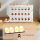 thumbnail image 4 of Soporte De Dispensador De Huevos De 4 Niveles, Rejilla De Huevo Automático, 30 Huevos, Un Organizador De Huevos Que Ahorra Espacio Con Rieles Protectores Para Refrigerador, 4 of 7