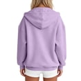 thumbnail image 4 of Zip Up Hoodies For Women Y2K Cardigan Sweatshirts Oversized Long Sleeve Tops Fall Fashion Jacket With Pockets, 4 of 6