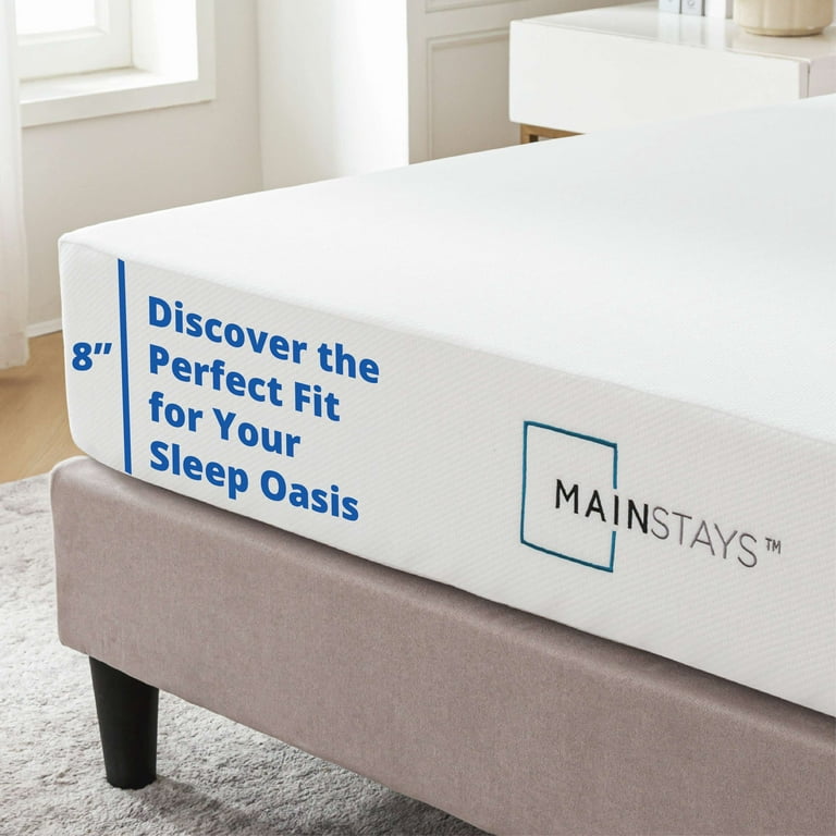 Mainstays 8 inch Memory Foam Mattress, Full