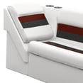 thumbnail image 4 of Wise 8WD1305R-1009 Deluxe Series Pontoon Right Radius Lean Back Recliner - White / Red / Charcoal, 4 of 6