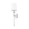 thumbnail image 5 of Millennium Lighting  1 Light 26 inch Wall Sconce with White Linen Shade Modern Gold, 5 of 5