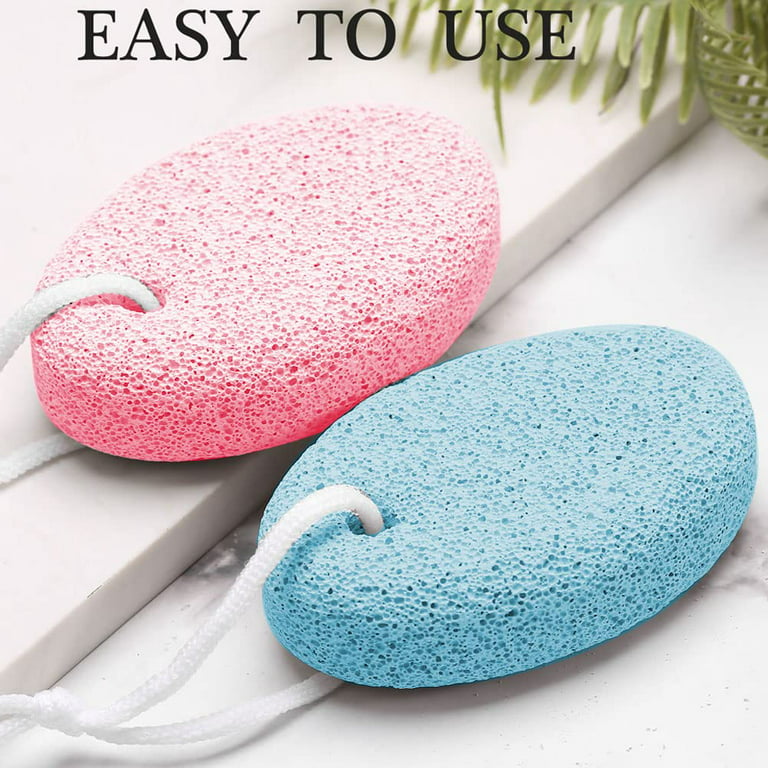 LOVE DOCK Foot Pumice Stone for Feet Hard Skin Callus Remover and Scrubber  (Pack of 4) (Blue)