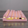 thumbnail image 4 of MOTOSPEED MOTOSPEED CK82 Clavier Mécanique RGB - 87 Touches, Rose, Interrupteur Rouge OUTMU, Filaire USB, Commandes Multimédia, Design Durable, 4 of 6
