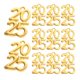 thumbnail image 3 of 25 dijes de Año Nuevo 2025 para hacer joyas, dijes de aleación con números para crear pendientes, collares y pulseras, dijes con letras del año 2025., 3 of 8