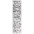 thumbnail image 2 of Safavieh Ravine Atanas Abstract Shag Runner Rug, Blue/Ivory, 2'2" x 8', 2 of 10