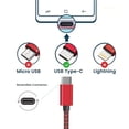 thumbnail image 7 of 3.3ft USB To USB-C Charging Cable,USB C Braided 3.0 Fast Charging Cable For Samsung Galaxy,Google Pixel,OnePlus Phones,Etc-Red, 7 of 7