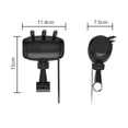 thumbnail image 2 of Estación de carga retráctil para varios vehículos 3 en 1 con cable de carga rápida para el asiento trasero del automóvil, compatible con USB tipo C, iPhone, iPad, Android y pasajeros del asiento, 2 of 6