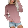 thumbnail image 2 of Dyegold Sweatshirts for Teen Girls Womens Long Sleeve Crew Neck Ombre Pullover Tops Hoodies Casual Loose Gradient Sweaters T Shirts, 2 of 7