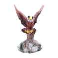 thumbnail image 1 of Estatuilla de águila de resina, estatua, decoración de escritorio para interior y exterior, jardín, exquisita obra de arte, accesorio inferior, 1 of 9