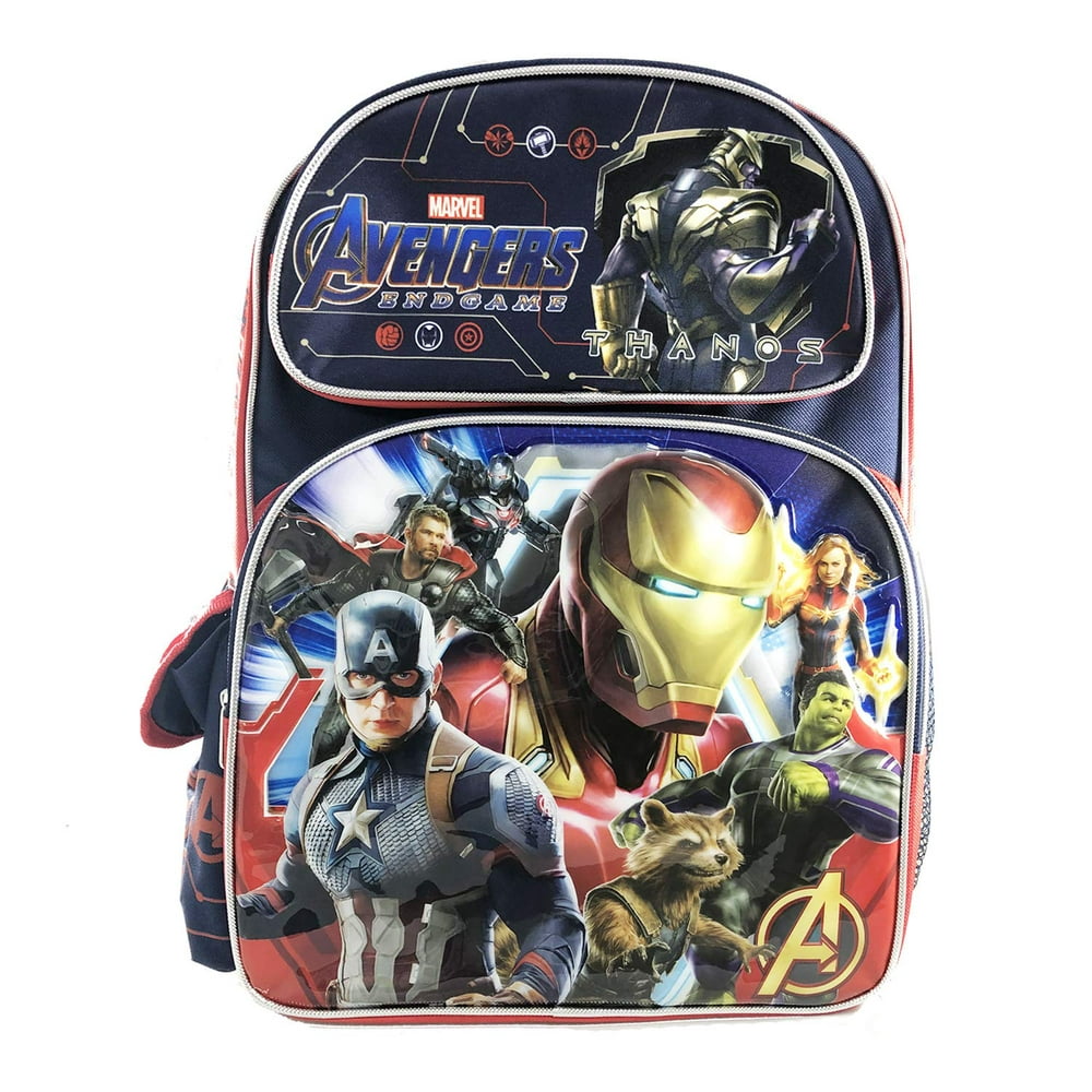 The Avengers Backpack Marvel Avengers 4 Endgame Super Hero New