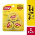 thumbnail image 2 of (2 pack) Carmex Classic Medicated Lip Balm Jars, Lip Protectant, 0.25 oz Each, 3 Count, 2 of 10