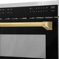 thumbnail image 5 of ZLINE Autograph Edition 24" 1.6 cu ft. Built-in Convection Microwave Oven in Stainless Steel and Gold Accents, 5 of 5