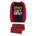 thumbnail image 2 of Conjuntos de pijamas navideños familiares a juego Grinch 2024, pijama de Grinch con parte superior y pantalones de pijama a cuadros, pijama de Grinch para niños y adultos para la familia, Hombres XL, 2 of 4