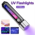 thumbnail image 2 of Portable LED UV Lamp Purple Light Flashlight Money Detector Fluorescent Agent Illumination Light for Detection And Security, 2 of 7