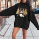 thumbnail image 2 of WILLBEST Sudaderas para Mujer, Estilo Otoño/Invierno, con Estampado de Muñeco de Nieve y Árbol de Navidad Mediana, 2 of 4