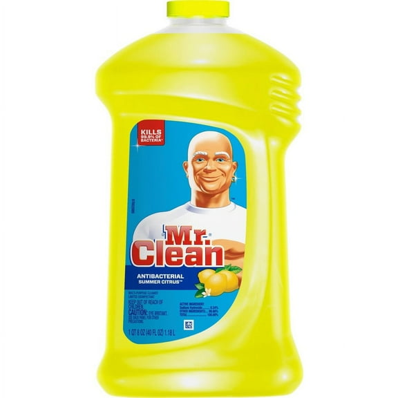 Mr. Clean Antibacterial Multi-Surface Cleaner, Summer Citrus, 40 fl oz