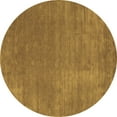 thumbnail image 1 of Ahgly Company Indoor Round Abstract Brown Contemporary Area Rugs, 6' Round, 1 of 4