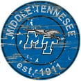 thumbnail image 1 of Mid. Tenn. St. Blue Raiders 23.5" Distressed Round Sign, 1 of 2