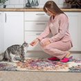 thumbnail image 4 of 2 Piece Bohemian Light Pink Ethnic Rug Rug Kitchen Rug Set, Decor Kitchen Rugs, Absorbent Non-Slip Washable Floor Mats, Home Indoor Runner Rugs 17"x47"+17"x30", 4 of 7