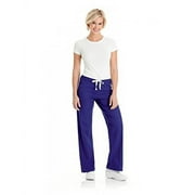 Landau Women's 9502 Urbane Relaxed Drawstring Pant Grape XL Petite