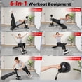 thumbnail image 4 of Patiojoy Banc Ajustable pour Exercice, Planche Inclinée Pliable avec Balle de Vitesse & Pompe & 2 Bandes de Résistance, 4 of 10