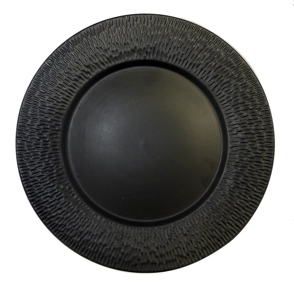 Plato CON BORDE MATE NEGRO PRINZ 26 cm
