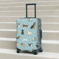 thumbnail image 6 of Fuzoiu Dog Pets Print Suitcase Cover,Washable Luggage Covers for Suitcase,Elastic Luggage Protector Cover,Scratch Resistant Travel Suitcase Covers-Medium, 6 of 7