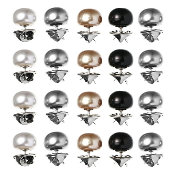 20Pcs No Sew Needed Buttons Instant Buttons Metal Buttons Removable Buttons