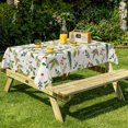 thumbnail image 6 of Tchckioa Rectangular Tablecloth for Restaurant,Stain Proof Waterproof Table Cover(60x120 Inch,Green Leaf and White), 6 of 6