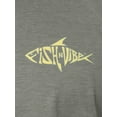 thumbnail image 7 of Fish N Vibe Men's Short Sleeve Fishing Performance Outdoor Graphic T-Shirt, Monument, L, 7 of 7