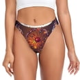 thumbnail image 1 of Balery Beautiful Dreamcatcher1 Tangas de Algodón para Mujer con Estampado – Ropa Interior Sexy, Transpirable, G-string-3X-Large, 1 of 6