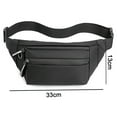 thumbnail image 5 of Fanny Pack Cross Body Travel Bag, Waterproof MultiPurpose Casual Phone for Hiking, Cycling, Running - black, 5 of 5