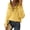 Yellow, variant on BTFBM Womens Sweaters Fall Winter Clothes Long Sleeve Button Down Ruffle Crew Neck Casual Knitted Pullover Tops
