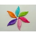 thumbnail image 6 of U8MO Craft DIY Mixed Color Acrylic Leaves Flower Petals Charm Pendants Various Shape-50pcs Long Leaves 40X14mm, 6 of 6
