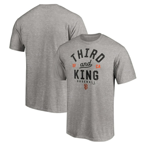 Men's Heather Gray San Francisco Giants Heater T-Shirt