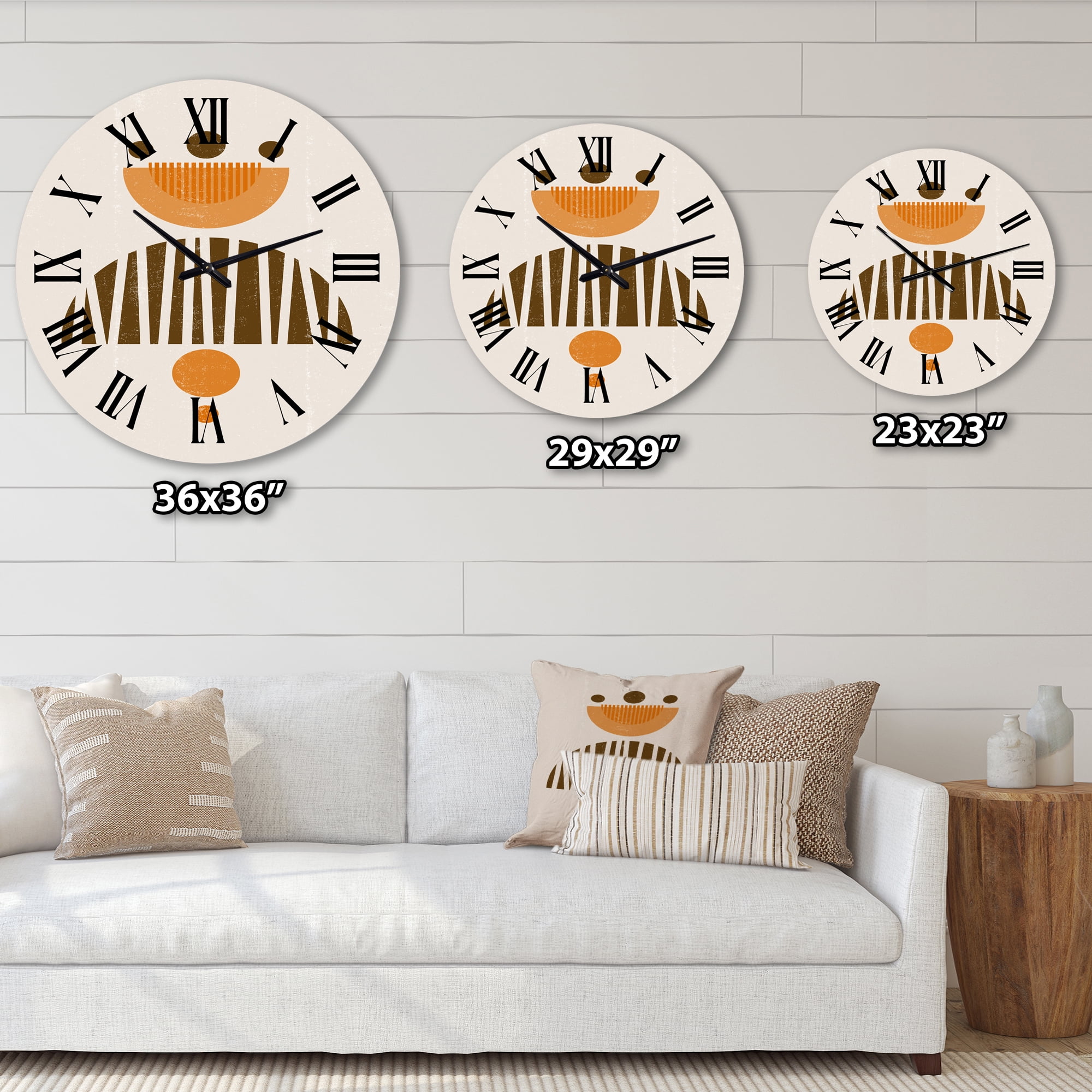 Designart 1 in Quartz Modern/Contemporary Wall Clock
