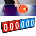 thumbnail image 3 of 6 Digits Scoreboard Scoring Portable Sports Scorekeeper Scoring Board for Basketball Badminton Volleyball Tennis Red, 3 of 8